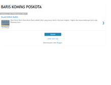 Tablet Screenshot of iklanbariskoranjakarta.blogspot.com