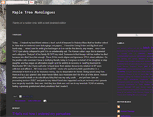 Tablet Screenshot of mapletreemonologues.blogspot.com