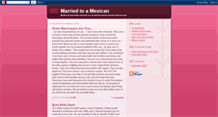 Desktop Screenshot of marriedtoamexican.blogspot.com