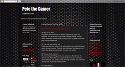 Desktop Screenshot of petethegamer.blogspot.com