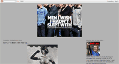Desktop Screenshot of meniwishihadntsleptwith.blogspot.com