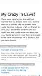 Mobile Screenshot of mycrazyinlaws-mycrazyinlaws.blogspot.com