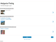 Tablet Screenshot of malgosiafiebig.blogspot.com