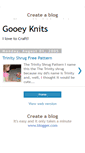 Mobile Screenshot of gooeyknits.blogspot.com