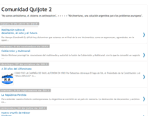 Tablet Screenshot of comunidadquijote2.blogspot.com