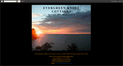 Desktop Screenshot of evergreenknollcottages.blogspot.com
