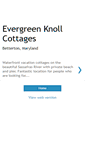 Mobile Screenshot of evergreenknollcottages.blogspot.com