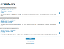 Tablet Screenshot of mytribetv.blogspot.com