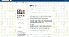 Desktop Screenshot of poetryinbloom.blogspot.com