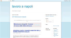 Desktop Screenshot of napolilavoro.blogspot.com