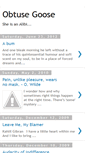Mobile Screenshot of obtusegoose.blogspot.com