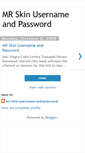 Mobile Screenshot of mr-skin-username-and-password.blogspot.com