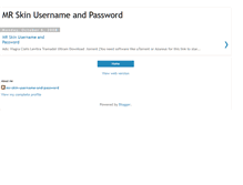 Tablet Screenshot of mr-skin-username-and-password.blogspot.com