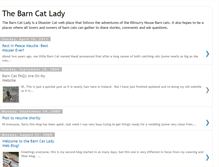 Tablet Screenshot of barncatlady.blogspot.com