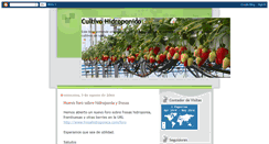 Desktop Screenshot of cultivossinsuelo.blogspot.com