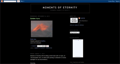 Desktop Screenshot of momentsofinfinity.blogspot.com