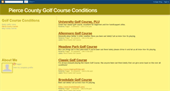 Desktop Screenshot of golfcourseconditions.blogspot.com