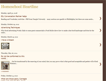 Tablet Screenshot of homeschoolheartline.blogspot.com