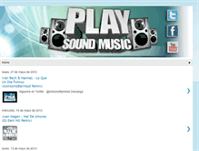 Tablet Screenshot of playsoundmusicrecords.blogspot.com