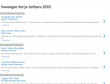 Tablet Screenshot of infolowongankerja4.blogspot.com