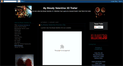 Desktop Screenshot of my-bloody-valentine-3d-trailer.blogspot.com