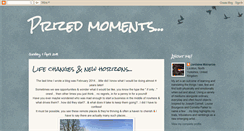 Desktop Screenshot of prizedmoments.blogspot.com