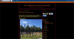 Desktop Screenshot of celebritystylestalker.blogspot.com