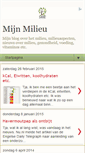 Mobile Screenshot of mijnmilieu.blogspot.com
