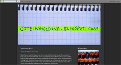 Desktop Screenshot of coteinmoldova.blogspot.com