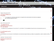 Tablet Screenshot of compu-matematicas.blogspot.com