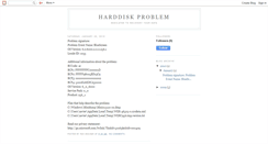 Desktop Screenshot of harddiskproblem.blogspot.com