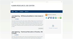 Desktop Screenshot of humanresourcejob.blogspot.com