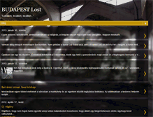 Tablet Screenshot of budapestlost.blogspot.com