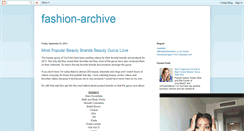 Desktop Screenshot of fashion-archive.blogspot.com