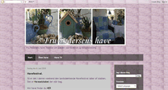Desktop Screenshot of frupedersenshave.blogspot.com