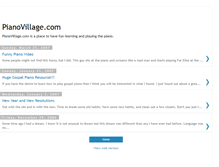 Tablet Screenshot of pianovillage.blogspot.com