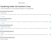Tablet Screenshot of gardeningunderthesoutherncross.blogspot.com