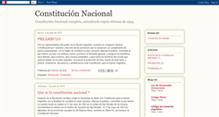 Desktop Screenshot of constituciondelanacion.blogspot.com