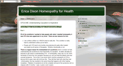 Desktop Screenshot of ericadixonhomeopath.blogspot.com