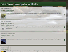 Tablet Screenshot of ericadixonhomeopath.blogspot.com