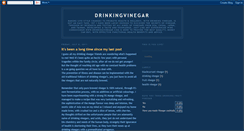 Desktop Screenshot of drinkingvinegars.blogspot.com