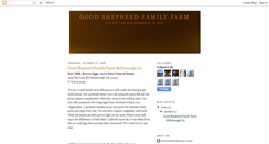 Desktop Screenshot of goodshepherdfamilyfarm.blogspot.com