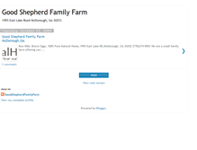 Tablet Screenshot of goodshepherdfamilyfarm.blogspot.com