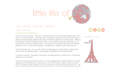 Desktop Screenshot of littlelifeofmine.blogspot.com
