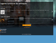 Tablet Screenshot of lugaresturisticosdeantioquia.blogspot.com