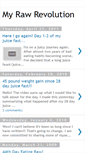 Mobile Screenshot of myrawrevolution.blogspot.com