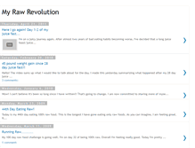 Tablet Screenshot of myrawrevolution.blogspot.com