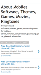 Mobile Screenshot of mobiles-softwares4u.blogspot.com