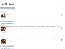Tablet Screenshot of healthy-land.blogspot.com