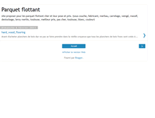 Tablet Screenshot of parquet-flottant.blogspot.com